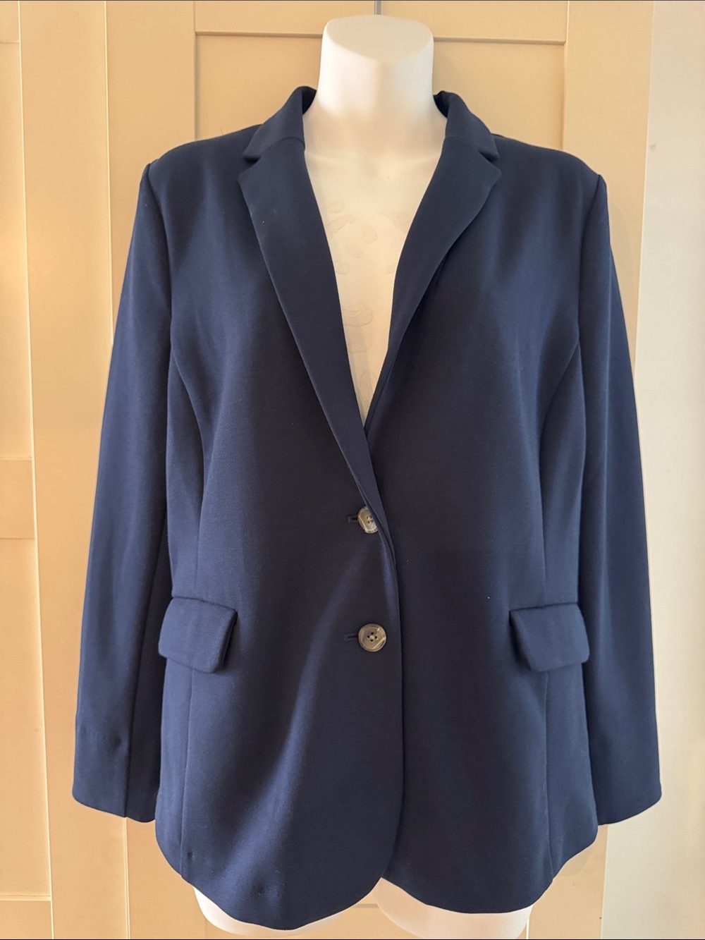 Old Navy Dark Navy Single-Button Blazer